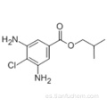 Éster isobutílico del ácido 4-cloro-3,5-diaminobenzoico CAS 32961-44-7